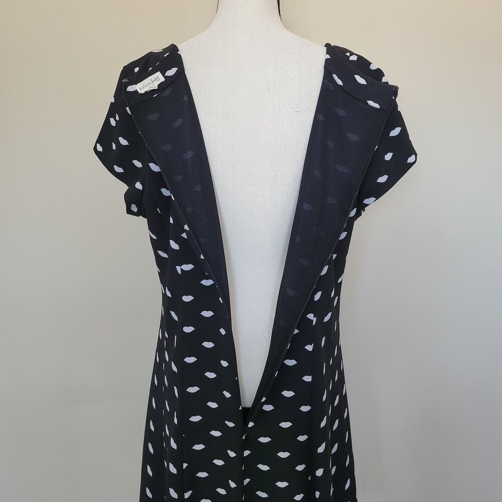 Maison Jules Cute XXL Fit & Flare Dress Scoop Neck Bust Darts Lined Cap Sleeves - Picture 6 of 16